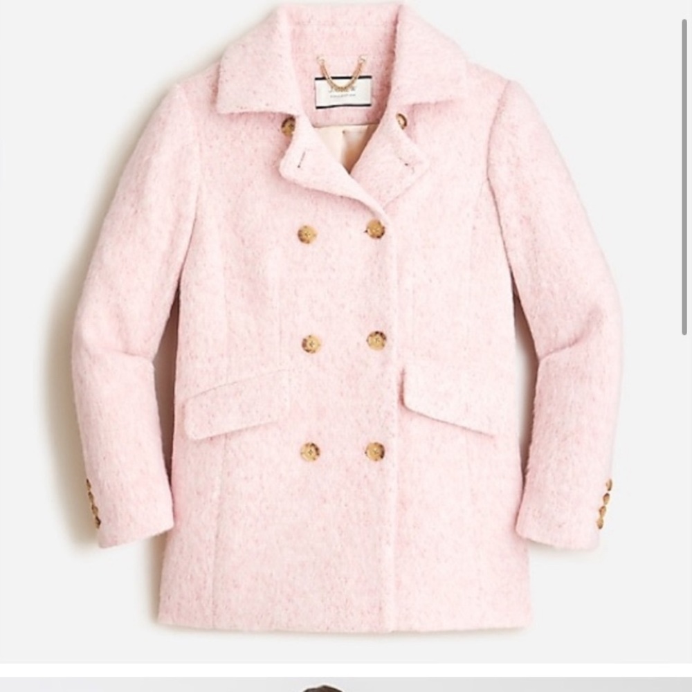 COPY - J.Crew Collection Peacoat in Italian brushed wool